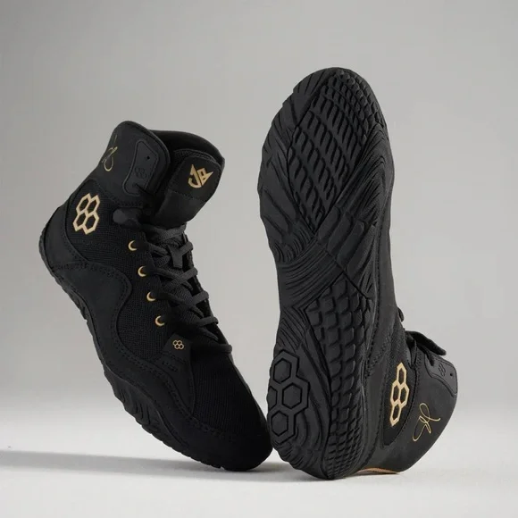 NWT Rudis Jordan Burroughs “All I See is Gold” wrestling shoes sz 10 - Picture 1 of 5